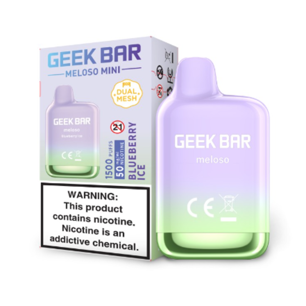 Geekbar Meloso Mini Blueberry Ice 1500 Puffs
